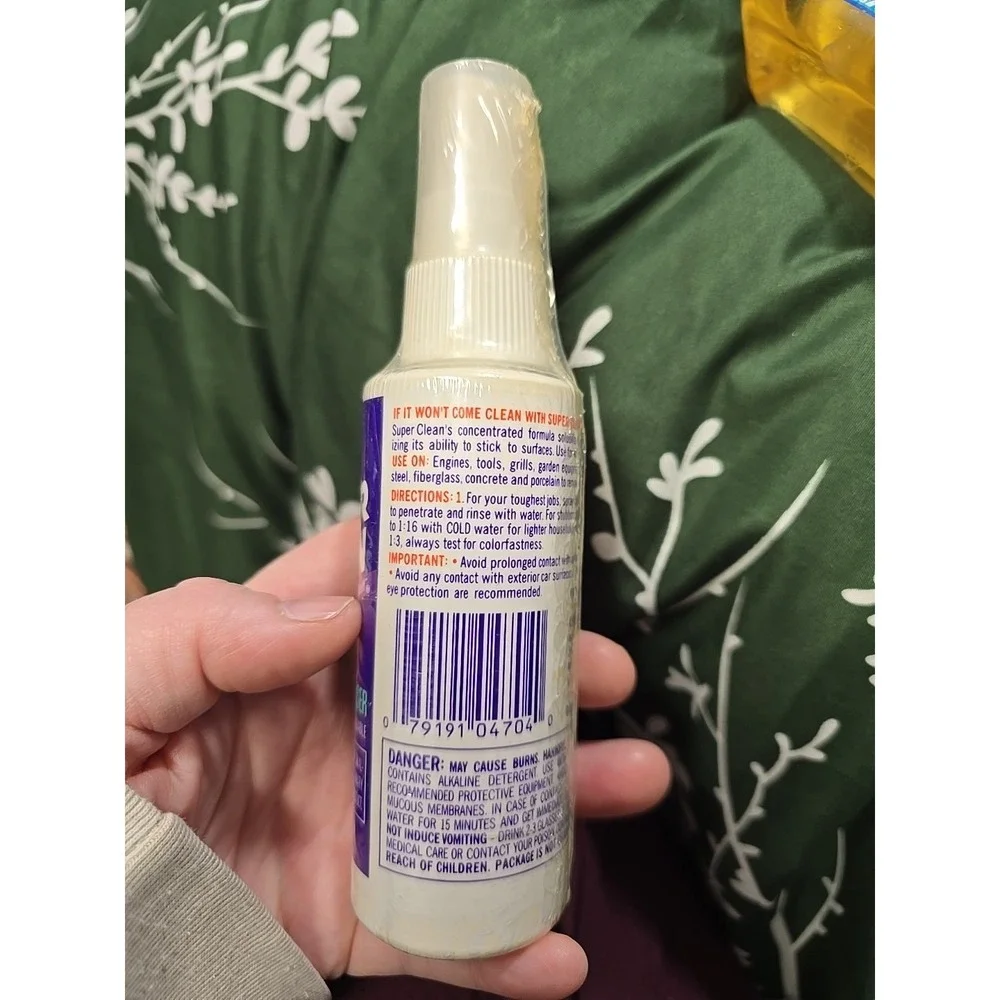 Castrol Super Clean That Purple Stuff Tough Task Cleaner/Degreaser 4 oz NOS VTG